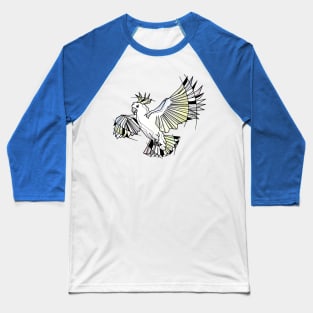 Geometric cockatoo Baseball T-Shirt